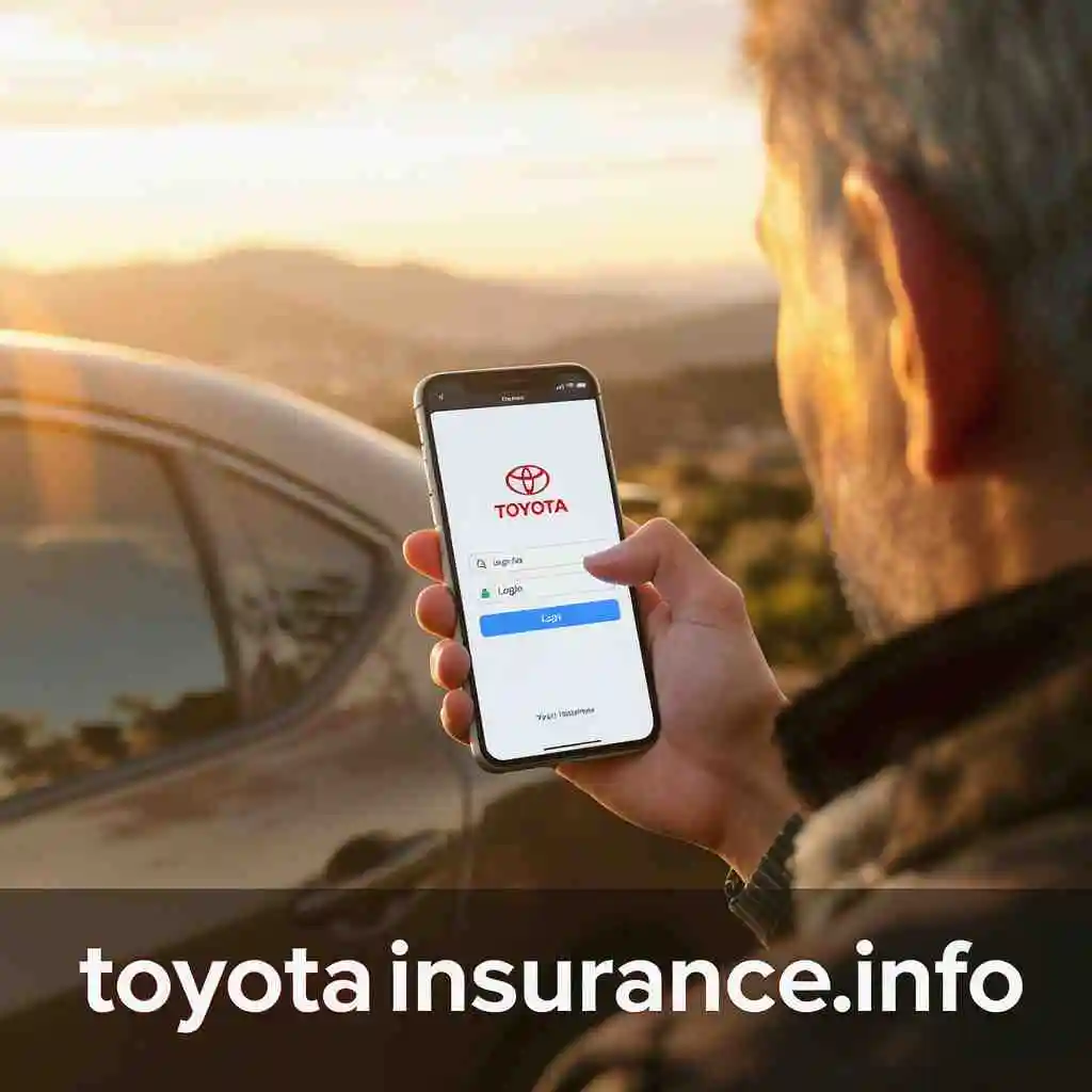 Toyota vehicle owner using Toyota insurance login on smartphone – toyotainsurance.info