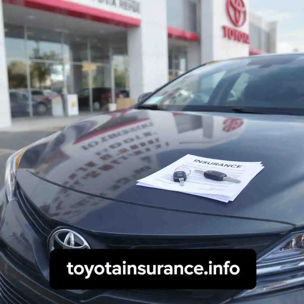 Infographic showing key features of Toyota vehicle insurance – toyotainsurance.info