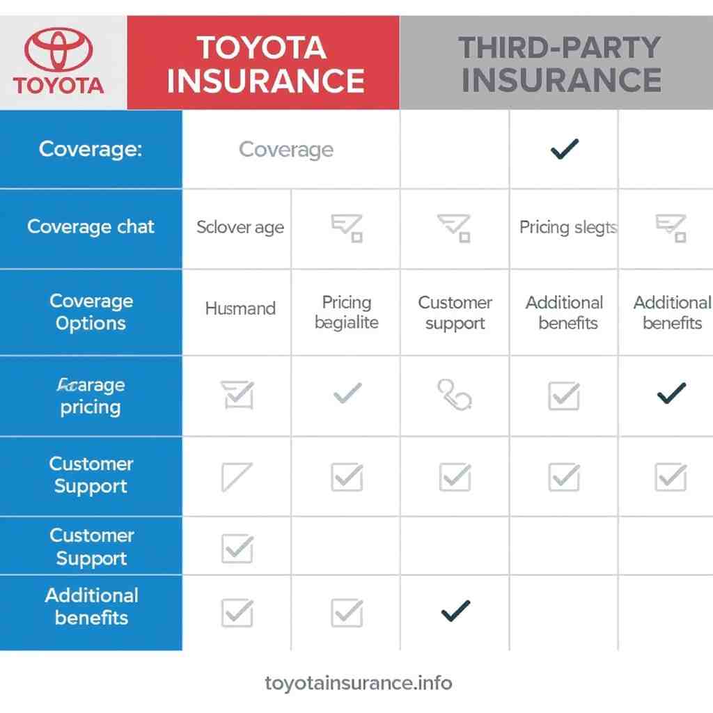 Toyota insurance compared to third-party providers with benefits and pricing – toyotainsurance.info