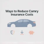 Image explaining ways to reduce Toyota Camry insurance cost