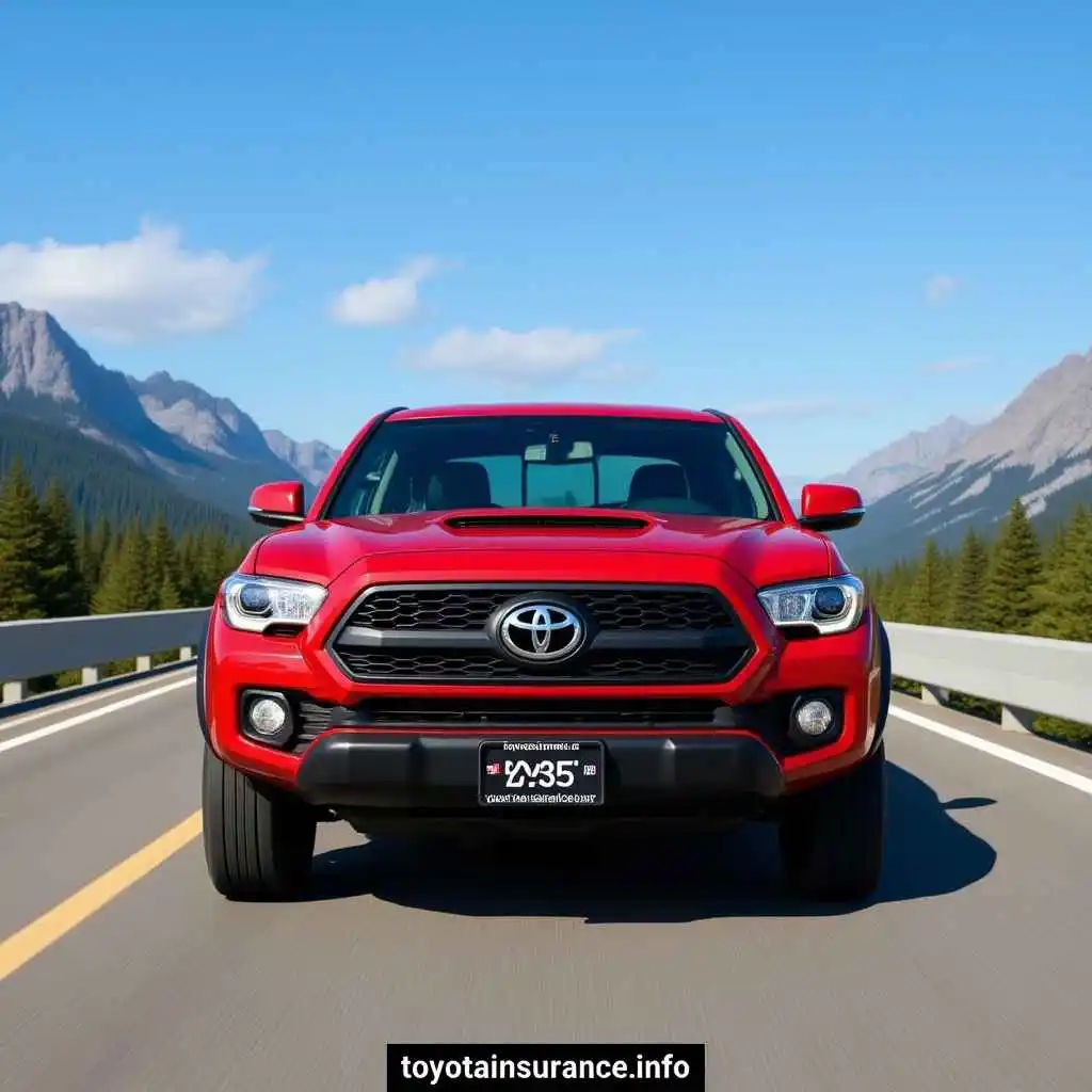 Toyota Tacoma pickup truck on the highway showcasing strong build and reliability