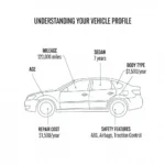 labeled diagram explaining vehicle profile factors