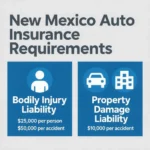New Mexico auto insurance requirements showing minimum liability coverage limits